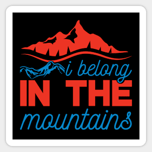 Mountains Sticker